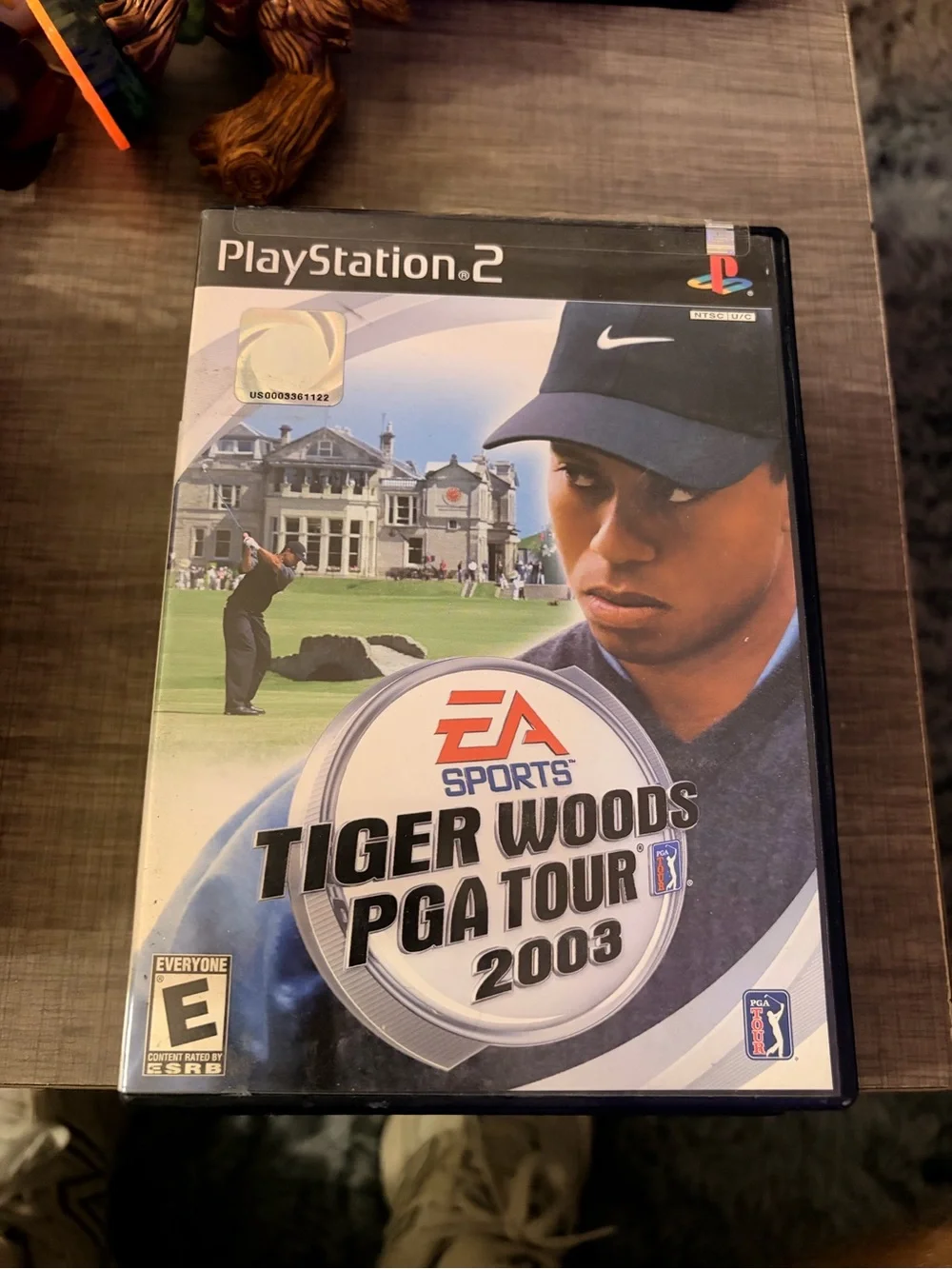 Sony Tiger Woods PGA Tour 2003 PlayStation 2 Blue Cover